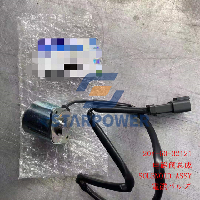 20Y-60-32121 SOLENOID ASSY PC400-8 PC600-8 PC1250-8 PC2000-8 WA380-6 WA470-6 D275-5